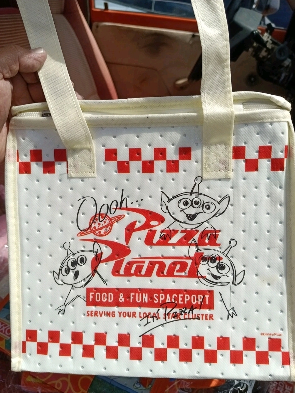 New Disney Pixar Toy Story Pizza Planet Insulated Mini Lunch Thermal Tote Bag